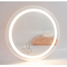 Mirror with LED lighting round 800mm