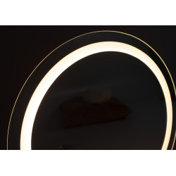 Mirror with LED lighting round 800mm