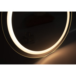 Mirror with LED lighting round 800mm