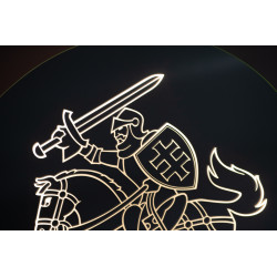 Round mirror with decorative LED lighting 600mm