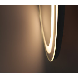 Mirror with LED lighting round 600mm