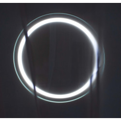 Round 800mm mirror with decorative LED lighting