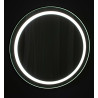 Round 800mm mirror with decorative LED lighting