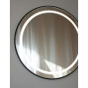 Round 800mm mirror with decorative LED lighting