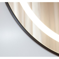 Round 800mm mirror with decorative LED lighting