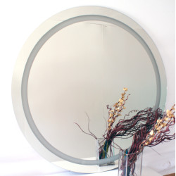 Round mirror with LED lighting 1200mm