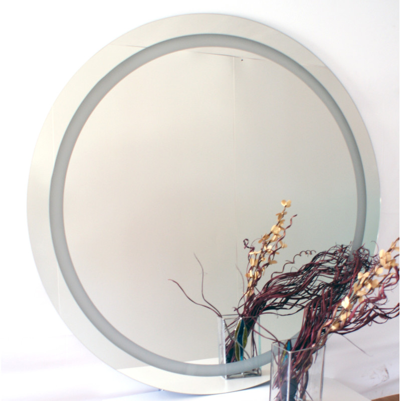 Round mirror with LED lighting 1200mm