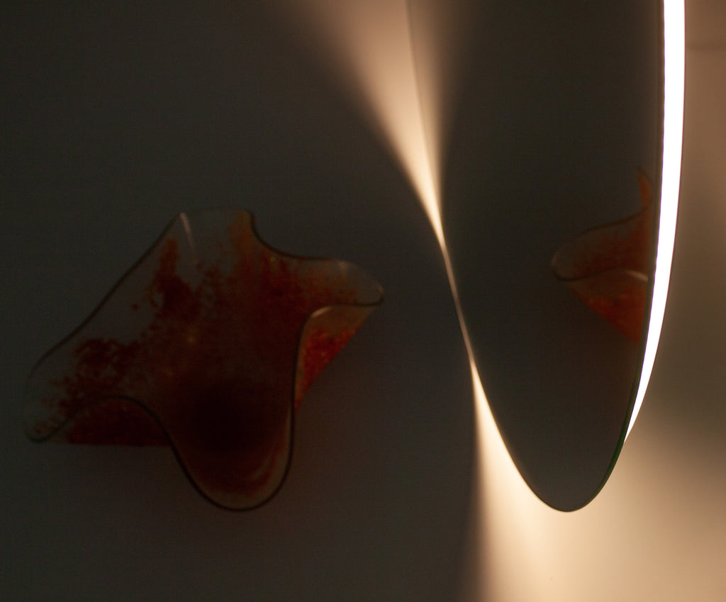 Apvalus  veidrodis su Led dekoratyviu apšvietimu  80cm