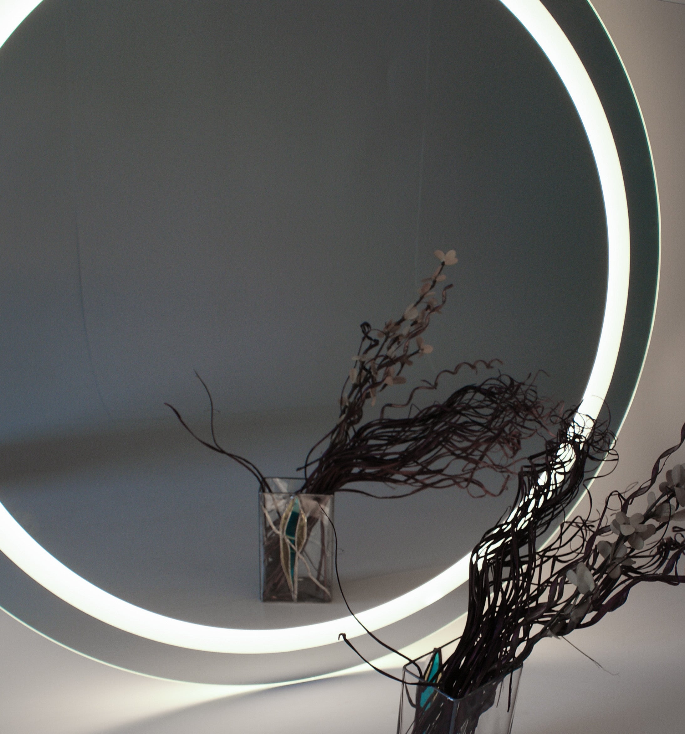 Apvalus  veidrodis su Led apšvietimu  1200